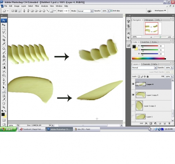 Creation of dirty fly: Step 2